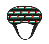 Máscara para dormir con los ojos vendados con la bandera de Palestina, 100% bloquea la luz de los ojos, máscara para dormir con correa ajustable