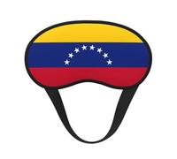 Máscara para dormir con los ojos vendados con la bandera de Venezuela, 100 % bloqueo de luz para dormir, máscara de ojos con correa ajustable