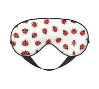 Máscara para dormir con patrón moteado infinito, ajustable, cómoda, suave, reversible, para dormir