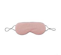 Máscara para dormir de doble cara, 1 paquete, máscara de ojos ajustable, lado refrescante y cálido, transpirable, bloquea la luz, para viajes y sueño (rosa)