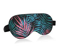 Máscara para dormir de hoja de palma con los ojos vendados Blackout Cooling Funny Eye Mask para dormir con tira elástica para mujer Hombre Tropical