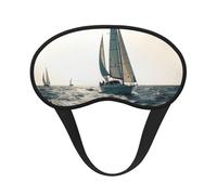 Máscara para dormir de lado, de seda, con correa elástica, supersuave, para dormir, ideal para navegar en el océano, antifaz opaco para viajes, para mujeres y hombres.