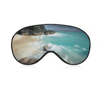 Máscara para dormir de lado No Serene Coastal Eye Cover para viajes, vuelos y trabajo