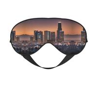 Máscara para dormir de Los Ángeles Skyline, máscara opaca para dormir, máscara de ojos cómoda para dormir, para viajes, meditación y siesta