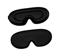 Máscara para Dormir, Espuma de Memoria de la Máscara Ojos, para la Sueño 3D, Cómodo y Cómodo con Correa Ajustable, Transpirable y Suave Actualizado Dormir, Yoga, Viajar (Black)