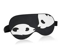 Máscara para dormir Love Panda Night Eye Shade Cover Soft Comfort Blindfold Blockout Light Correa ajustable para hombres y mujeres