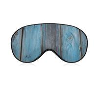 Máscara para dormir LUE pintada de madera rústica para mujeres y hombres, correa ajustable, cubierta de ojos vendados, para viajes, yoga, siesta, trabajo