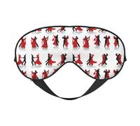 Máscara para dormir para bailar en el salón, bloqueo de luz, para viajes, regalo esencial para mujeres y hombres