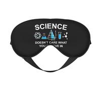 Máscara para dormir Science 2 Science con correa ajustable, suave, para mujeres, hombres, viajes, trabajo y hogar