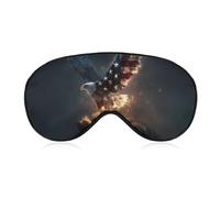 Máscara para dormir suave God USA Ea-gles, divertida máscara para los ojos, antifaz para dormir de viaje.