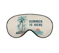 Máscara para dormir Summer is HERE, máscara de dormir para mujeres y hombres, correa ajustable, cubierta de ojos vendados para viajes, yoga, siesta, trabajo
