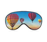 Máscara para dormir unisex con bloqueo de luz, globo aerostático sobrevolando las montañas, adecuada para siestas en casa, en la oficina y en aviones, estilo 1-3