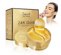 Máscara Parches para los Ojos Antiarrugas, Parches Ojos de Gel, Máscara Para Los Ojos De Colágeno Máscara para Los Ojos, Máscara de Colágeno Parches, Máscaras de Ojos de Oro, 30 Pares