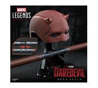 Marvel Legends Series, Daredevil: Born Again, Mascara Premium para Juego de rol y bastón de Combate
