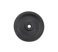 Máscara protectora de taladro eléctrico de goma negra, tuerca for soplador de polvo, rueda de soplado de polvo con rosca en pulgadas for martillo, herramienta eléctrica de taladro de impacto