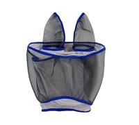 Máscara protectora para caballos, sombrero, máscara de mosca de caballos profesional, cómoda, de secado rápido, cubre caras, transpirable, cubierta facial ajustable, arnés, sombrero, duradero