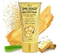 Máscara reafirmante Peel Off de 24 K Gold Luxury Sparkling de Azure - Remover Blackheads, Dirt & Oils | Firms & Hidratación | Reduces Wrinkles, Fine Lines & Acne Scar | -150 ml