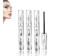 Máscara SeattleGet, Máscaras de Pestañas con Varita de Hierro, Máscara de Pestañas Rizadora 3D, Sin Descamación, Tubo Telescópico de Acero con Cepillo Metálico Lavable (3Pcs)