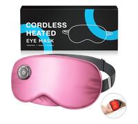 Máscara térmica inalámbrica para ojos, almohadilla térmica USB, máscara masajeadora de ojos para dormir, compresa eléctrica para ojos secos, alivio de la blefaritis, chalazión, regalo para hombres y