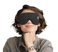 Máscara térmica para ojos, compresa térmica inalámbrica para ojos secos, relajación, fatiga ocular, máscara eléctrica cálida para dormir en avión para mujeres, máscara opaca para viajes, idea de