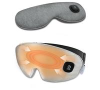 Máscara térmica para ojos - Máscara de ojos inalámbrica para ojos secos, alivio de ojos, sueño mejorado, recargable, almohadilla térmica lavable para viajes