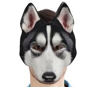 Máscara veneciana de mascarada para Halloween, Carnaval, Husky Mascarada, Mascarada para Perro, 2 unidades, 26 x 20 cm