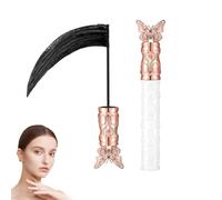 Mascara,Volumising Curl-Enhancing Lengthening Mascara,Smudge Proof & Long Lasting Eyelash Makeup,Waterproof,Sweat-proof,Lengthening,Non-smudged for Mature Women with Thinning Lashes (1pcs)