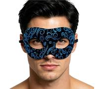 Mascarada Para Hombres | Accesorio De Estilo Veneciano | Máscara de Halloween - para Papá Marido Hombres Masculino Halloween Disfraz de de Bola de Mascarada Carnaval de Venecia Promo y Cosplay