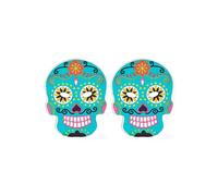 Máscaras de cartón - GRAINE CREATIVE - Calavera mexicana - 12 piezas - Multicolor - Para todas las edades