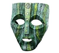 Máscaras de cosplay de Loki 3D Dios de la travesura Máscara de Loki Artesanía de resina Mascarada Niño adulto Cubierta facial Accesorios de fiesta Adornos Decoraciones para el hogar (Green)
