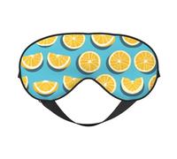 Máscaras de dormir sedosas con cuñas de limón, cubierta de ojos de satén suave y elástico para mujeres y hombres, siesta de viaje, estrellas nocturnas silenciosas