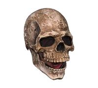 Máscaras de Halloween espeluznantes máscaras de cráneo con cabeza completa con mudanza de la mandíbula realista de látex accesorios de la fiesta de cosplay, máscara de Halloween de miedo