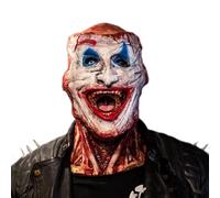 Máscaras de Halloween, Máscaras de Halloween con la mandíbula móvil, Máscara de Calavera de miedo, esqueleto de cabeza completa de doble cara máscaras de látex para el horror Cosplay de disfraces