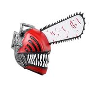 Máscaras De Hombre De Motosierra,Máscara De Halloween Anime Hombre De Motosierra Maske Halloween Hombre De Motosierra Cosplay Máscaras De Cabeza Completa Accesorios De Disfraces,Máscara De Vestir