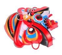 Máscaras De León Dragón Chino Máscaras De Cabeza De León 3D Máscara Animal Tocado De Dragón 2024 Fiesta De Año Nuevo Chino Máscara De Disfraz Cosplay Para Fiesta Rojo