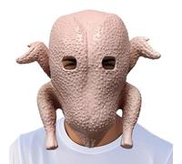 Máscaras de - Máscara de cabeza con forma de pollo de Halloween | Divertido tocado de látex de | Disfraz realista de Acción de Gracias para cosplay, bailes de máscaras, carnaval, actuaciones