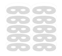 Máscaras de Papel Troqueladas en Blanco,40 PCS Máscaras de Ojos de Mascarada Máscaras de Media Cara para Cosplay Fiesta de Baile