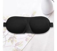 Máscaras de sueño, Cero presiones oculares, Máscara de Seda for Ojos, 1 Pieza, 3D, Antifaz for Dormir, Antifaz Natural for Dormir(Schwarz)