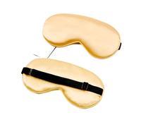 Máscaras de sueño, Cero presiones oculares, Máscara de Seda for Ojos, máscara for Dormir, máscara de Seda for Ojos, máscara de Noche for soñar, Suave y Relajante(Gold)