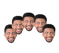 Máscaras faciales personalizadas con fotos, kits personalizados para despedida de soltero, fiesta de cumpleaños, listas para usar (5, listas para usar)