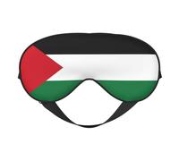 Máscaras para dormir con diseño de bandera sedosa del Estado de Palestina, cubierta de ojos de satén suave elástico para mujeres y hombres, siesta de viaje, estrellas nocturnas silenciosas