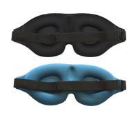Máscaras para dormir - Máscara de espuma viscoelástica para hombres - Relajación profunda del sueño nocturno - Apto para viajes, bloquea la luz eficazmente para siestas, dormitorio, viajes de larga
