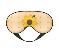 Máscaras para dormir sedosas con estampado de girasol dorado, cubierta de ojos de satén suave y elástico para mujeres y hombres, siesta de viaje, estrellas nocturnas silenciosas