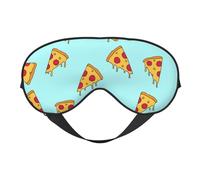 Máscaras para los ojos, máscara para dormir ajustable, cubierta para los ojos, cubierta para sombra para dormir, trabajo por turnos,Impresión de pizza