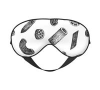 Máscaras para los ojos, máscara para dormir ajustable, cubierta para los ojos, cubierta para sombra para dormir, trabajo por turnos,Pastas dibujadas a mano