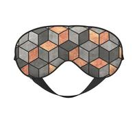 Máscaras para los ojos, máscara para dormir ajustable, cubierta para los ojos, cubierta para sombra para dormir, trabajo por turnos,Cubos De Hormigón Y Cobre
