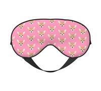 Máscaras para los ojos, máscara para dormir ajustable, cubierta para los ojos, cubierta para sombra para dormir, trabajo por turnos,chihuahua lindo perro perros mascotas perros chihuahuas