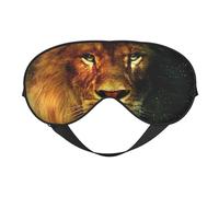 Máscaras para los ojos, máscara para dormir ajustable, cubierta para los ojos, cubierta para sombra para dormir, trabajo por turnos,León