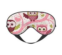 Máscaras para los ojos, máscara para dormir ajustable, cubierta para los ojos, cubierta para sombra para dormir, trabajo por turnos,lindo búho