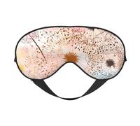 Máscaras para los ojos, máscara para dormir ajustable, cubierta para los ojos, cubierta para sombra para dormir, trabajo por turnos,Diente De León Pintado A Mano